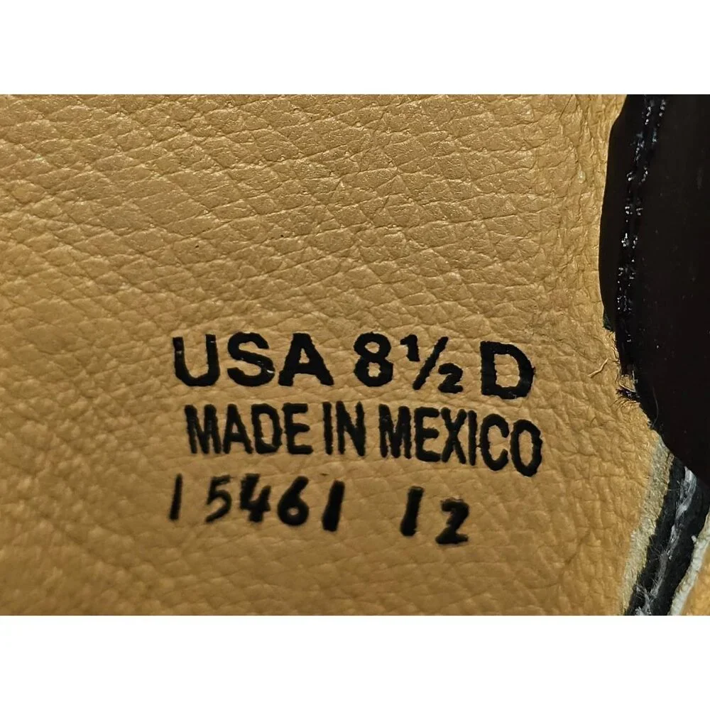 Cody James Men's Brown Metallic Western Leather Round Toe Boots Size 8.5D 2552 - Picture 7 of 16